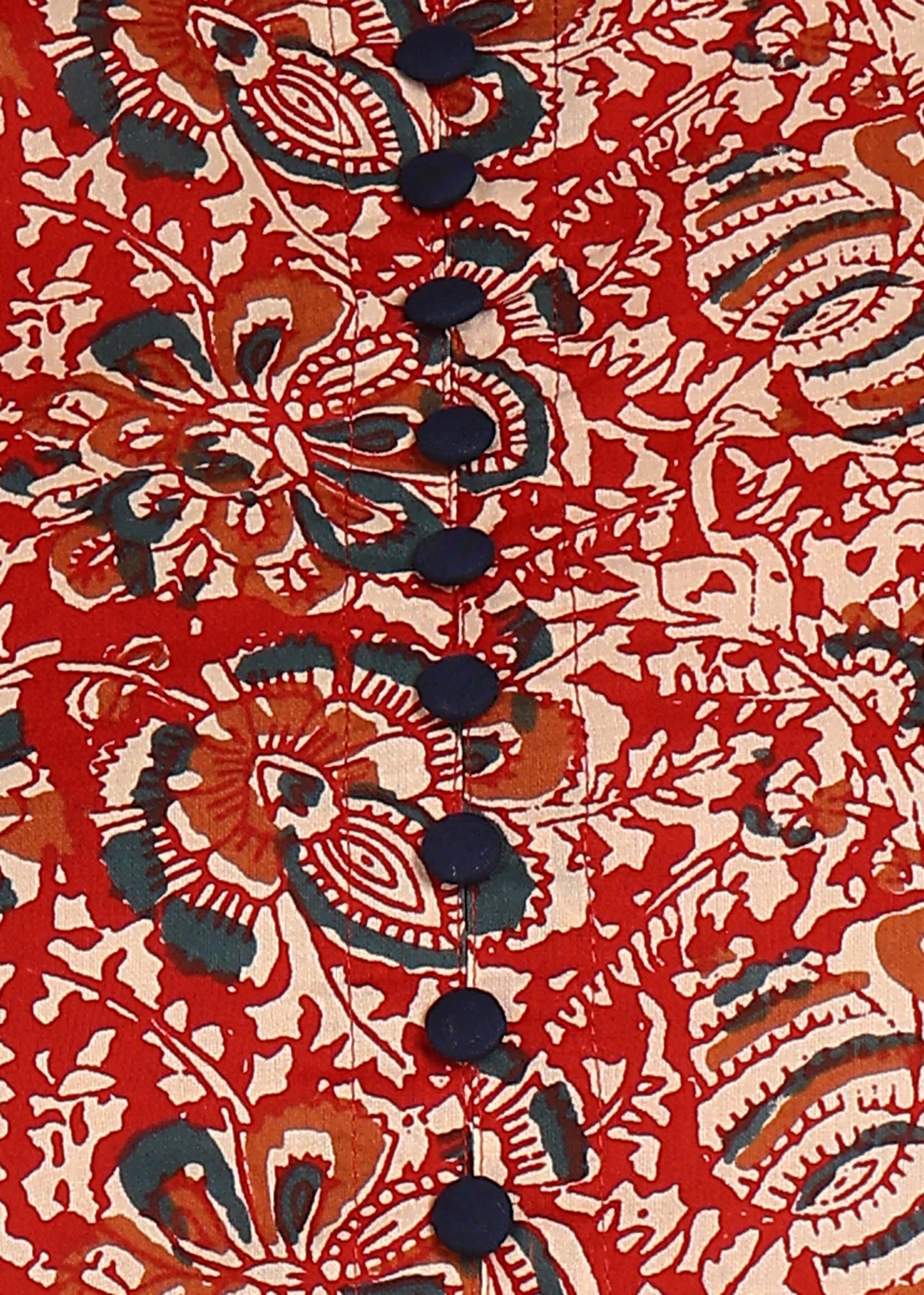Plus Size Kalamkari Print Anarkali Kurta