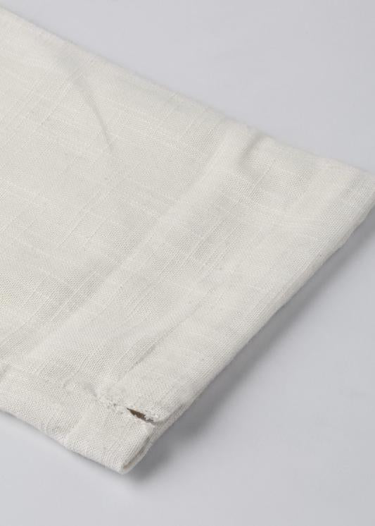 Cotton Slub Solid Regular Fit Casual Trouser Pants