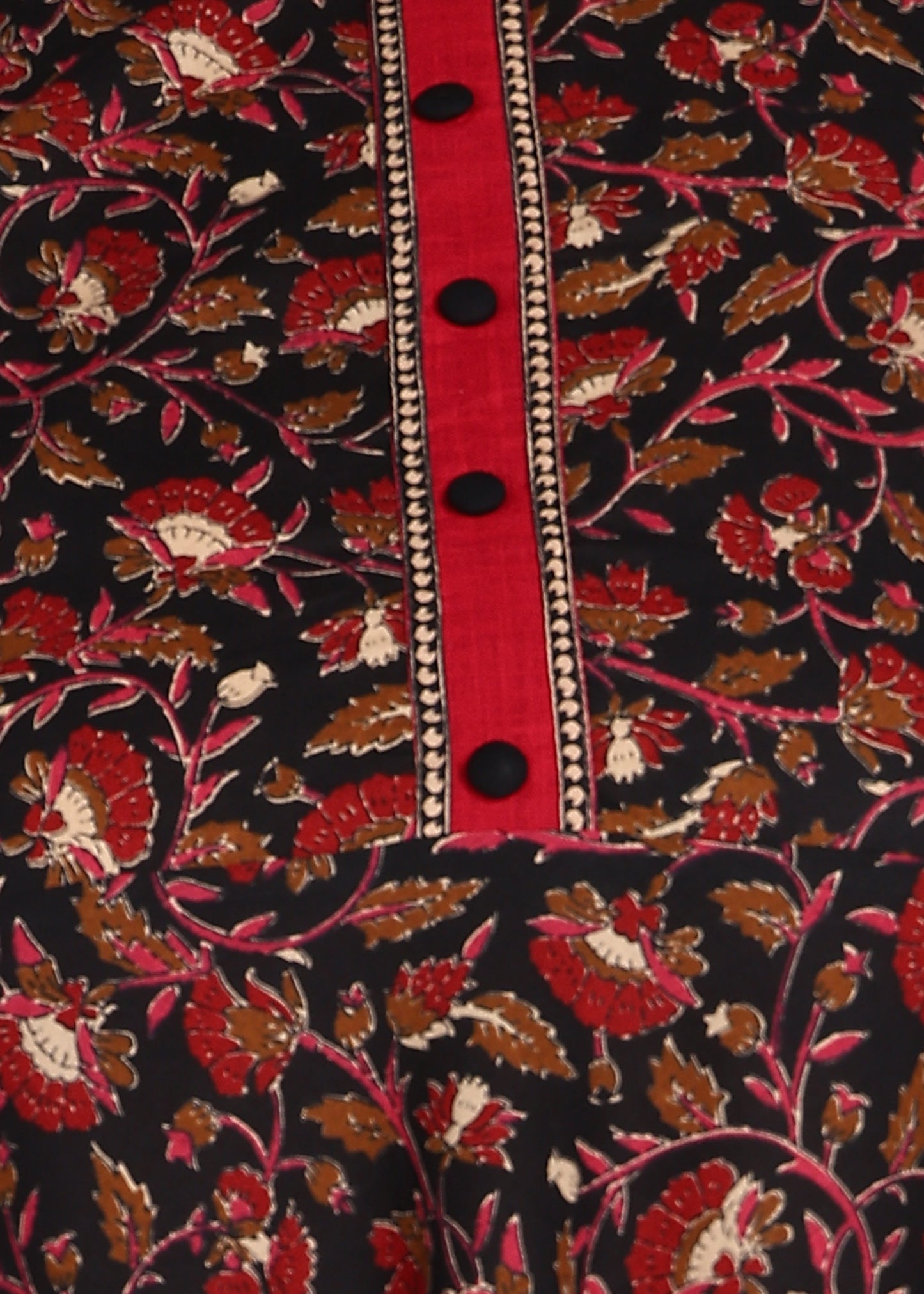 PLUS SIZE KURTA Women's Cotton Floral Printed Anarkali Kurta