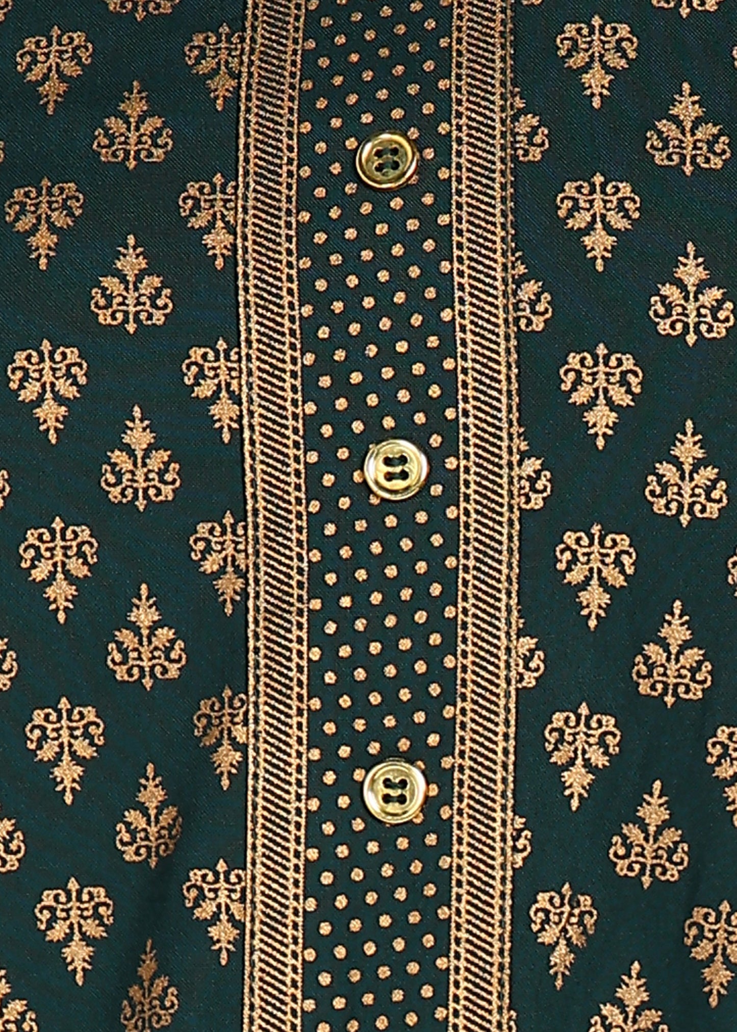 Plus Size Maroon Buti Printed A-Line Kurta