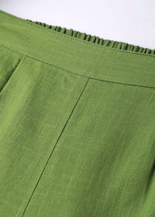 Cotton Slub Solid Regular Fit Casual Trouser Pants